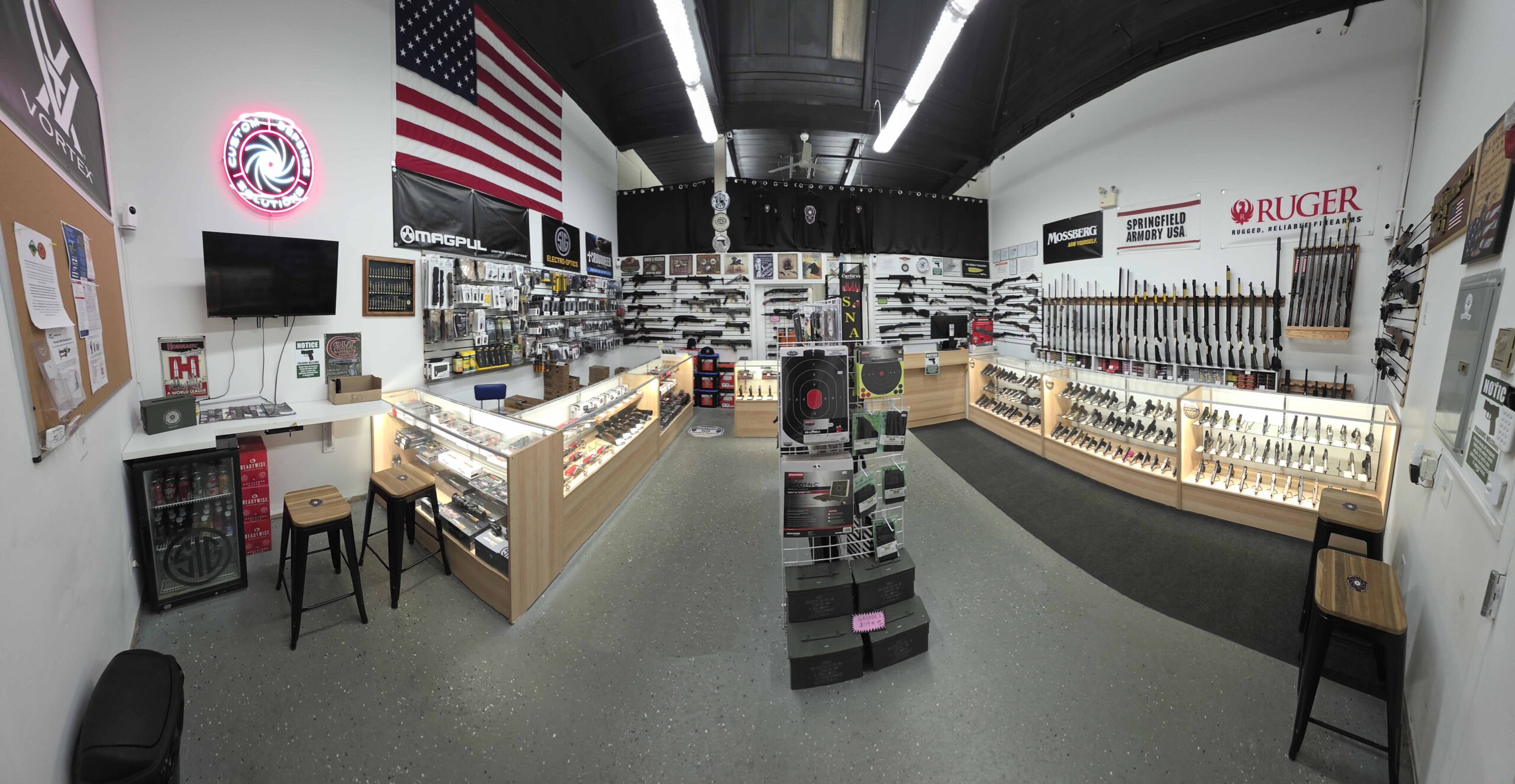 Custom Defense Solutions USA shop interior &mdash; Littleton, MA