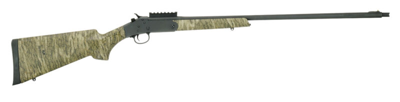 Stevens 19618 301 Turkey Full Size 20 Gauge Break Open 3" 1rd 26" Matte Black Steel Barrel, Picatinny Rail Carbon Steel Receiver, Sporter Mossy Oak Bottomland Synthetic Stock, Ambidextrous