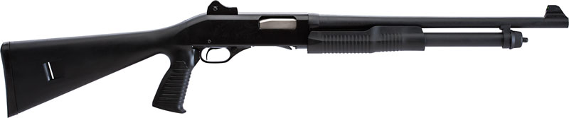 STEVENS 320 SECURITY PUMP 20GA - 3" 18.5" PISTOL GRIP BLACK