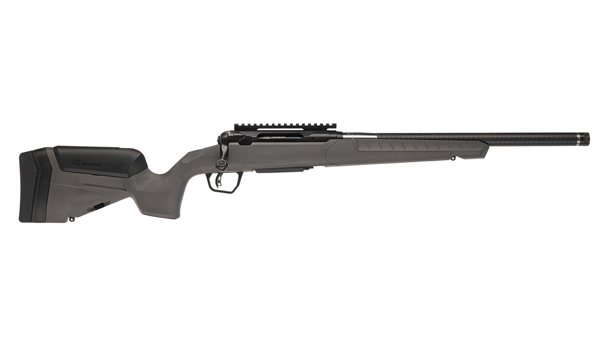 SAVAGE 110 CARBON HUNTER 300WM RIFLE 20″ CARBON T.B. FDG, 4RD