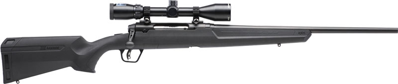 SAVAGE AXIS II XP 350 LEGEND – 18″ 3-9X40 BLACK SYN ERGO STK