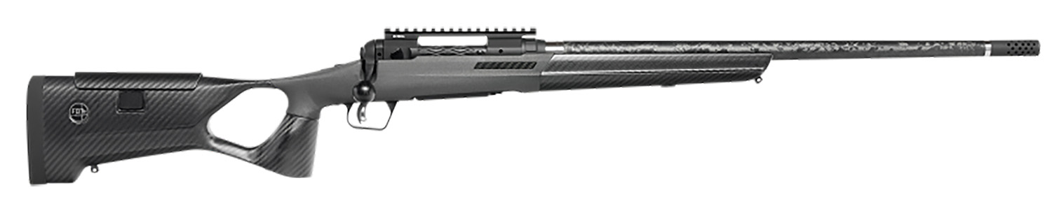 Savage Arms 58099 110 KLYM 6.5 PRC 2+1 24″ Carbon Fiber Threaded Barrel, Black Picatinny Rail Aluminum Receiver, FBT w/Adj Comb Black Synthetic Stock, Right Hand