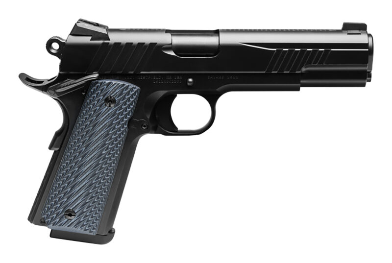 Savage Arms 67204 1911 Government 9mm Luger 10+1 5" Black Stainless Steel Barrel. Black Nitride Serrated Stainless Steel Slide. Black Nitride Stainless Steel Frame w/Beavertail, Black VZ Grip