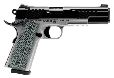 Savage Arms 67208 1911 Government 9mm Luger 10+1 5" Black Stainless Steel Barrel, Black Nitride Serrated Stainless Steel Slide, Stainless Steel Frame w/Picatinny Rail, Black/Gray VZ Grip