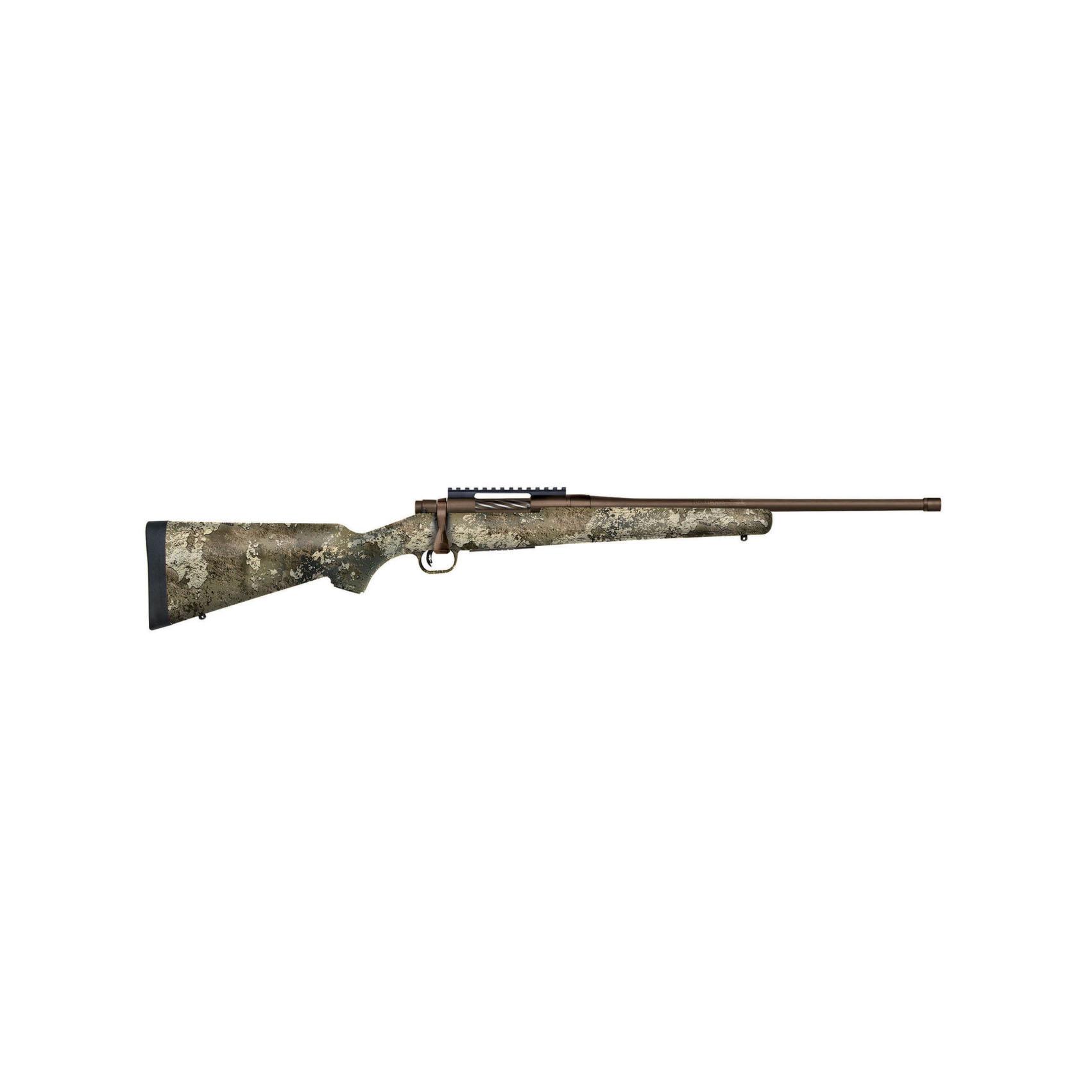 Mossberg Patriot Predator Strata Camo Rifle 450 Bushmaster 4rd Capacity 20” Thread Barrel Strata Camo Stock