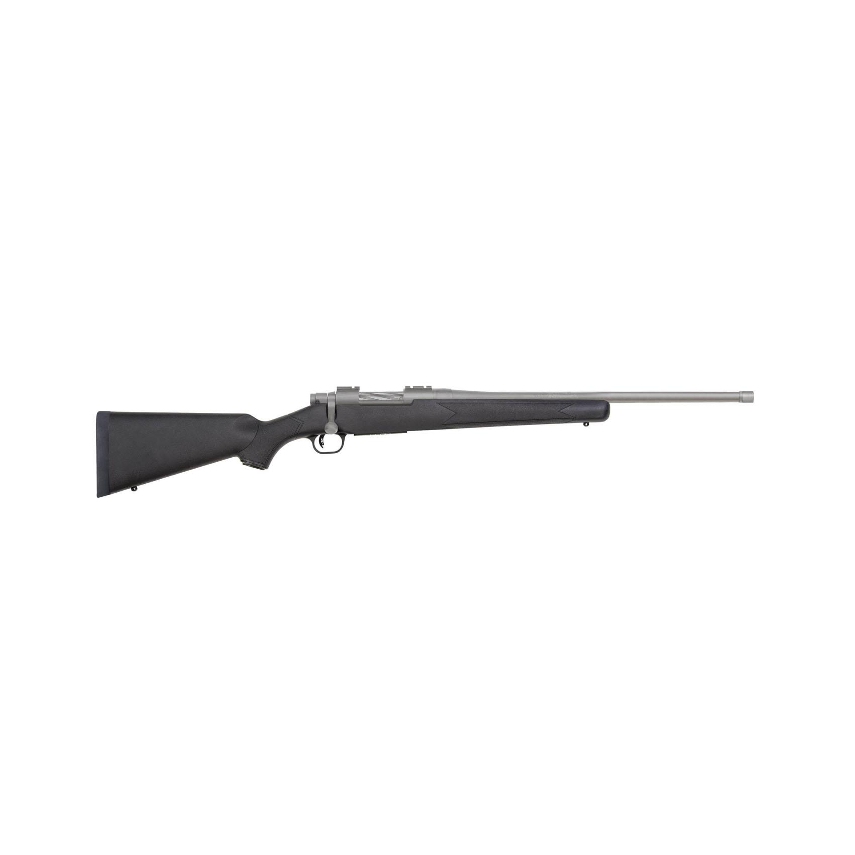 Mossberg Patriot Stainless Cerakote Rife 350 LEGEND 4rd Capacity 22” Threaded Barrel Black Synthetic Stock