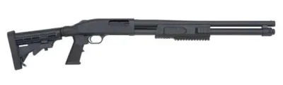 MOSSBERG SGP 12GA 20" CYL MAT BLUE ADJ STOCK BS FLEX 590 TACTICAL