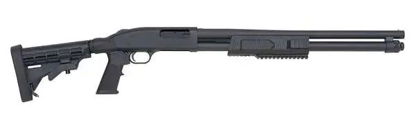 MOSSBERG SGP 12GA 20″ CYL MAT BLUE ADJ STOCK BS FLEX 590 TACTICAL