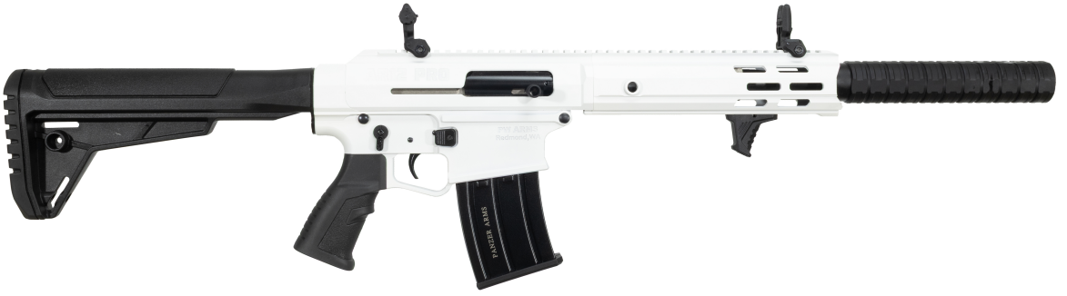 PANZER AR12 PRO S TACTICAL 12G 18.5″ ALPINE WHITE 5RD