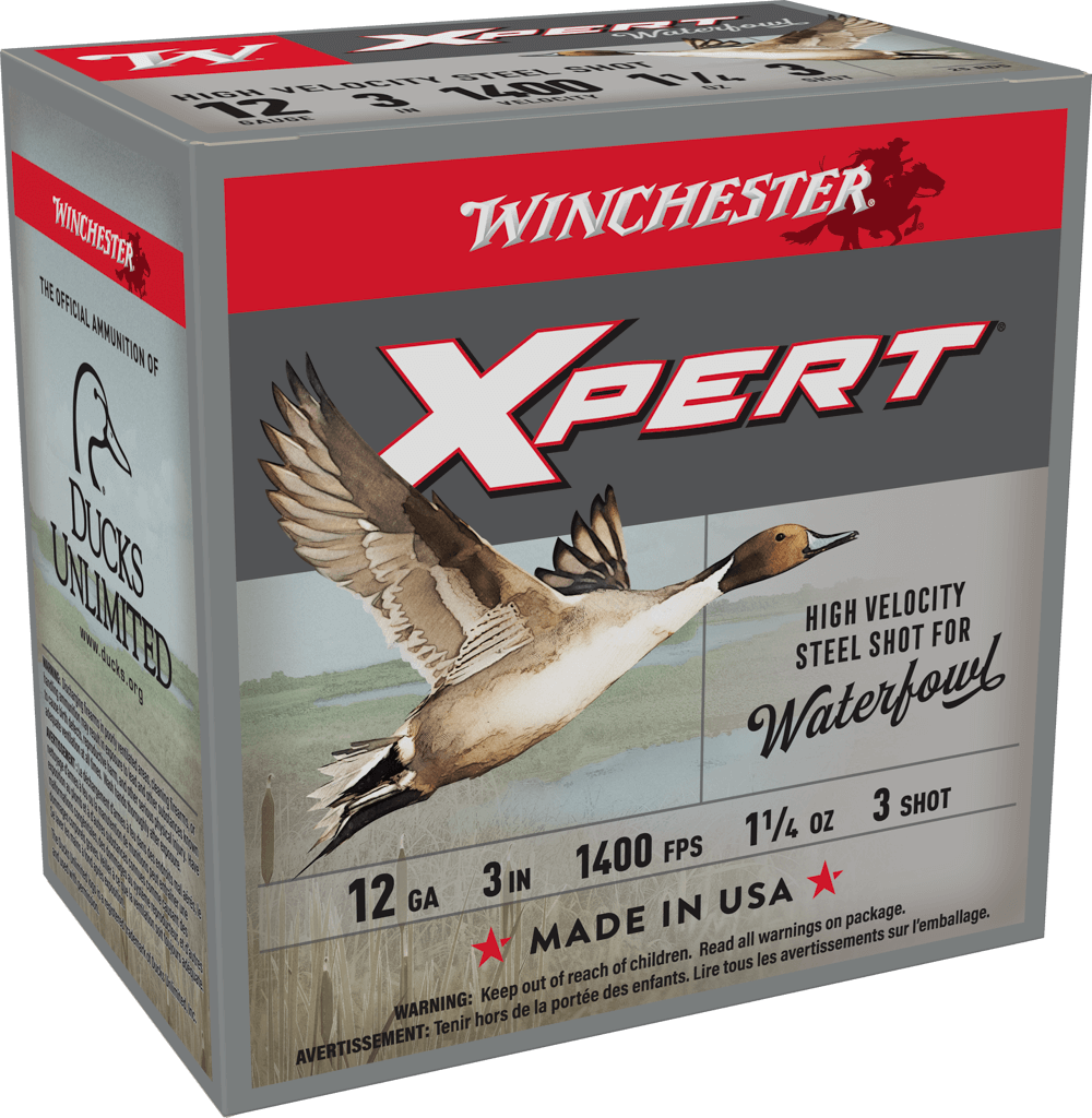 WINCHESTER SUPER X XPERT HV 12GA 3″ 1 1/4OZ #3 25RD BOX 250RD CASE