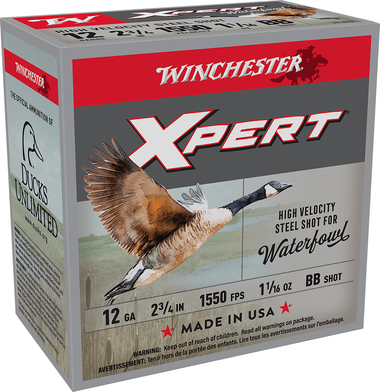 Winchester Ammo WEX12BB Super X Xpert High Velocity 12Gauge 2.75″ 1 1/16oz BBShot 25 Per Box/10 Case