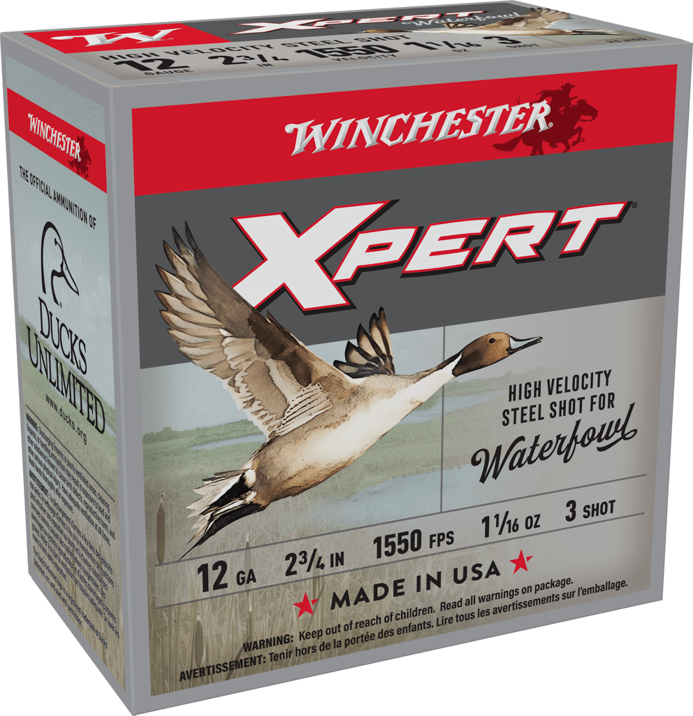 WINCHESTER SUPER X XPERT HV 12GA 23/4 #3 25RD BX 250RD CASE