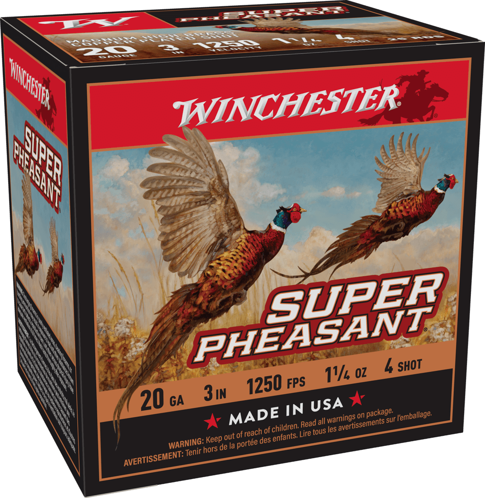 20GA 3″ #4 1-1/4OZ 1250FPS 25RDS