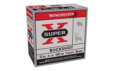 WIN SUPER-X 12GA 2.75″ 00BUCK 25/250