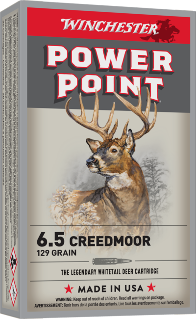 WINCHESTER SUPER X POWER POINT 6.5CM 129GR 20RD BX 200RD CASE