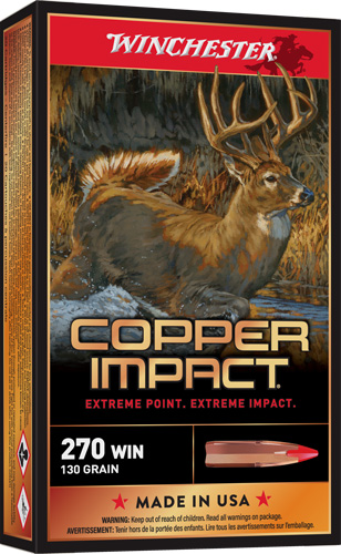 WINCHESTER COPPER IMPACT 270 – WSM 130GR XP 20RD 10BX/CS