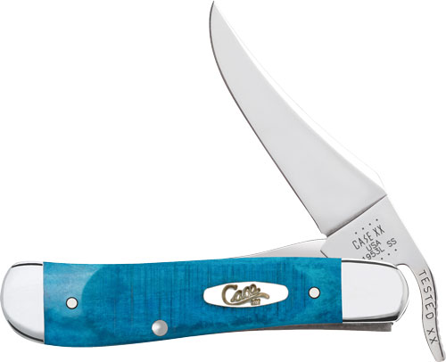 CASE KNIVES CARIBBEAN BLUE – BONE SAWCUT JIG RUSSLOCK
