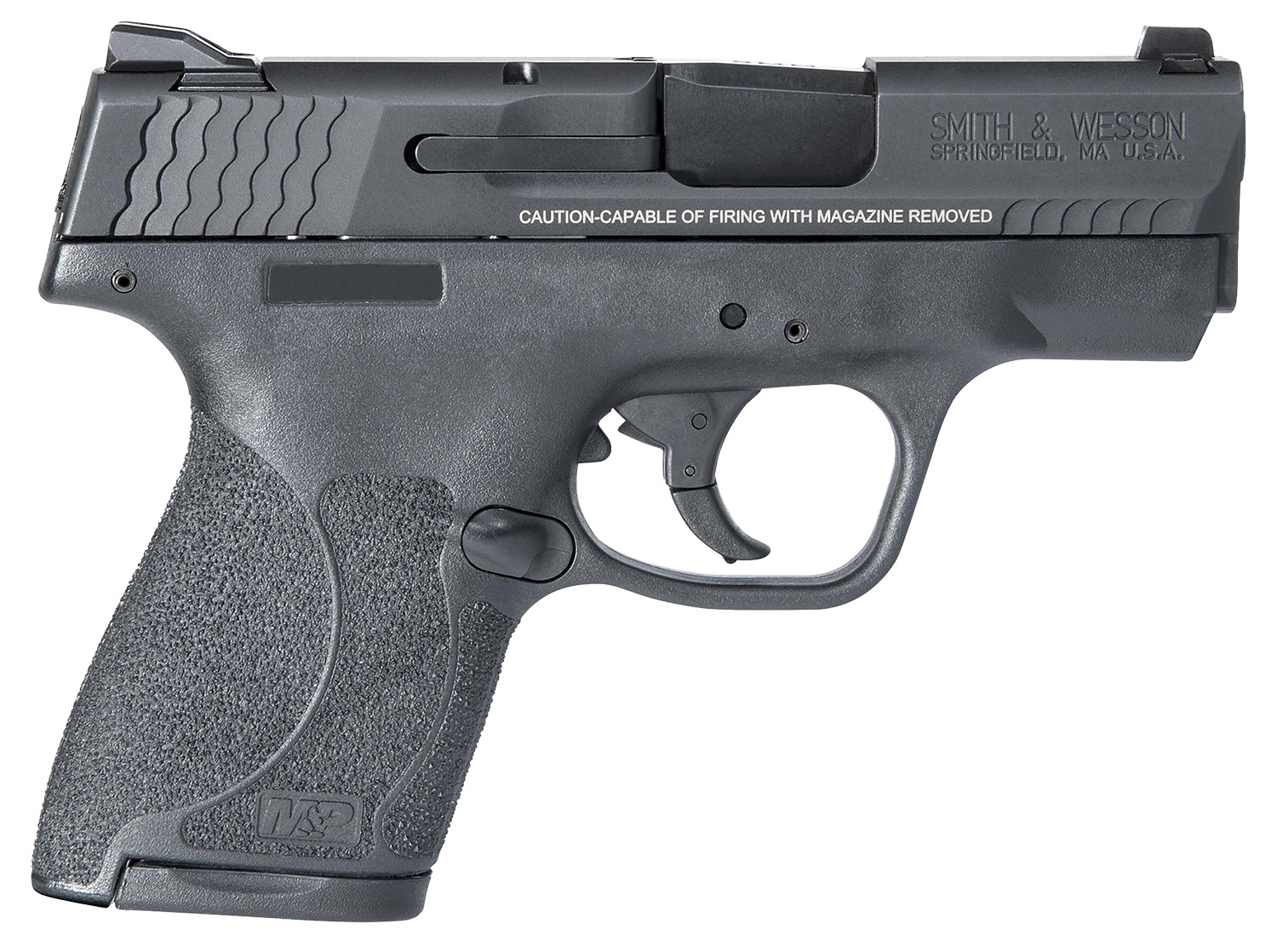Smith & Wesson 11810 M&P Shield M2.0 Micro-Compact Frame 9mm Luger 7+1/8+1, 3.10″ Black Armornite Stainless Steel Barrel & Serrated Slide, Matte Black Polymer Frame, Black Textured Grip, No Safety