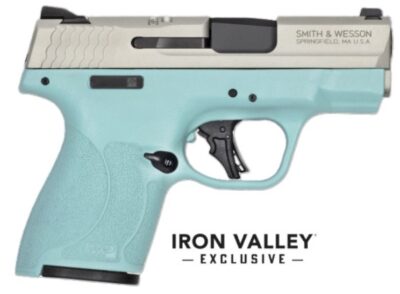 M&P9 Shield Plus 9mm 3.1" SS/Robin Egg 2/10rd