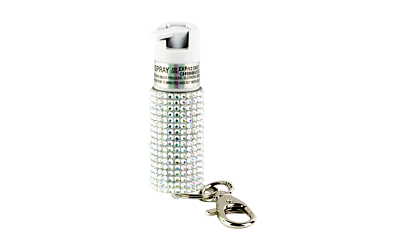 SABRE JEWELED SPRAY W/KEY RING SLV - Image 2