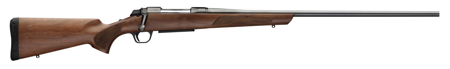 Browning 035801248 AB3 Hunter 270 WSM 3+1 23″ Matte Blued/ Free-Floating Barrel, Matte Blued Steel Receiver, Satin Black Walnut/ Wood Stock, Right Hand