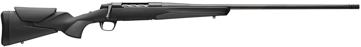 Browning 036031218 X-Bolt 2 Micro Full Size 308 Win 4+1 20″ Matte Blued Threaded Sporter Barrel, Matte Blued Drilled & Tapped Steel Receiver, Adjustable Vari-Tech Black Synthetic Stock