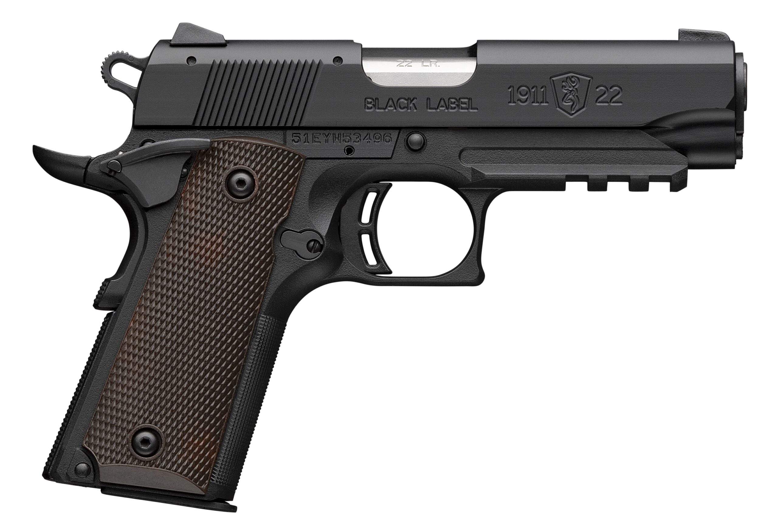BROWNING 1911-22 BLK LBL 22LR 3.7″ #