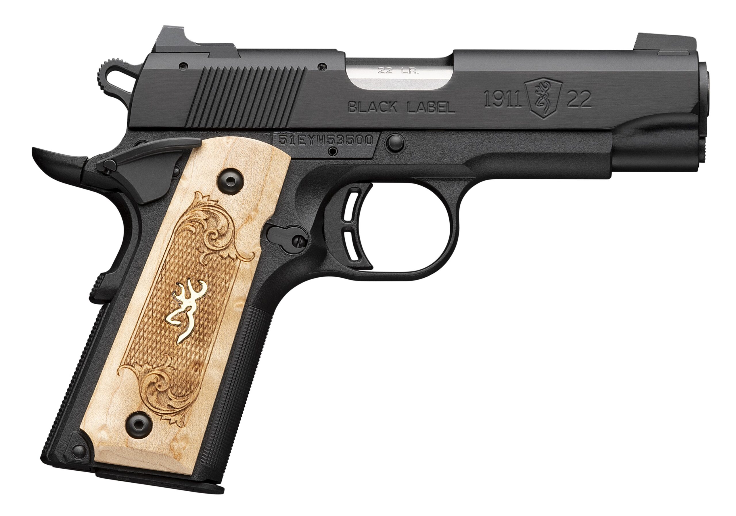 BROWNING 1911-22 MED MAPLE 22LR 3.6″ #