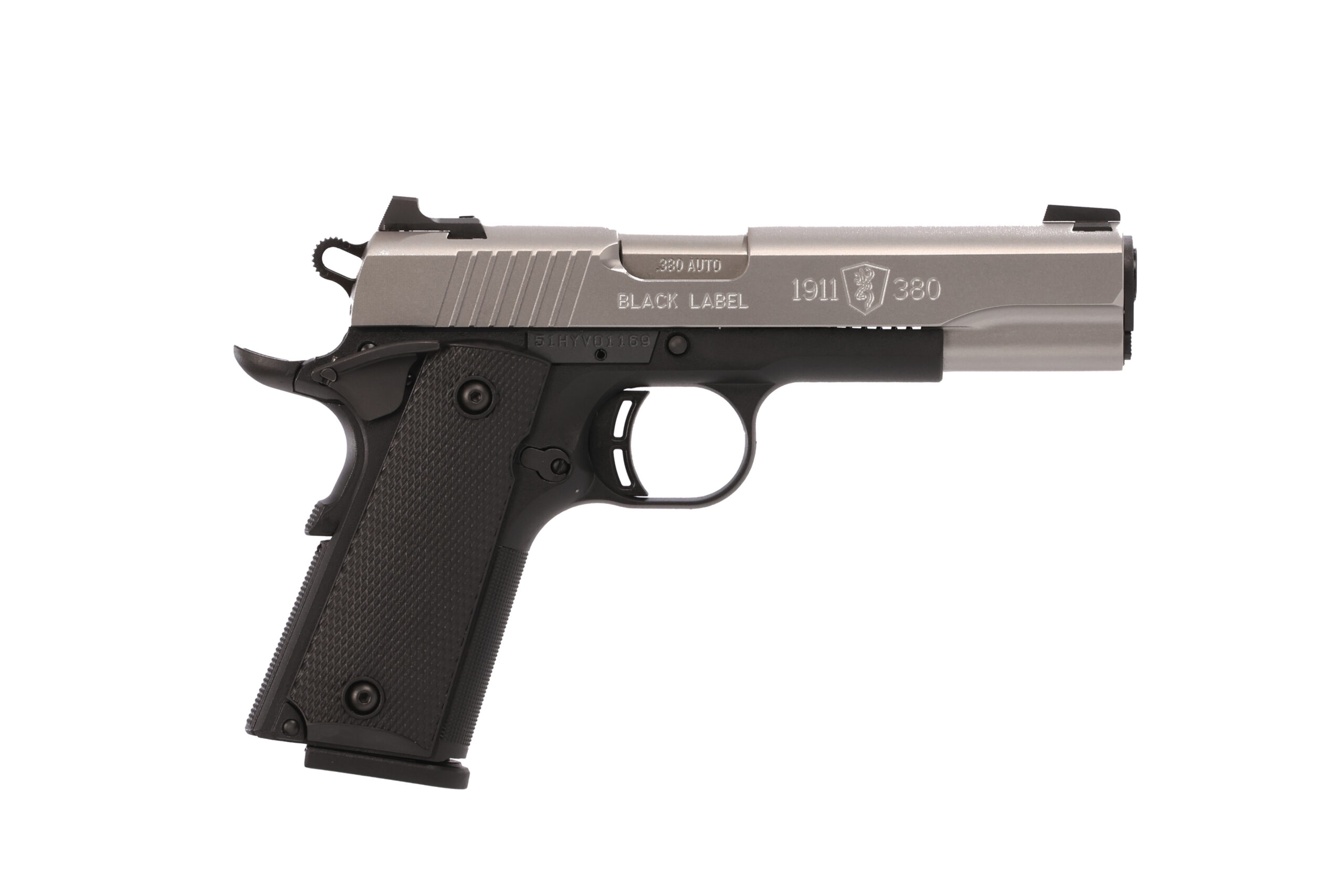 BROWNING 1911-380 380ACP SS 4.25″ #