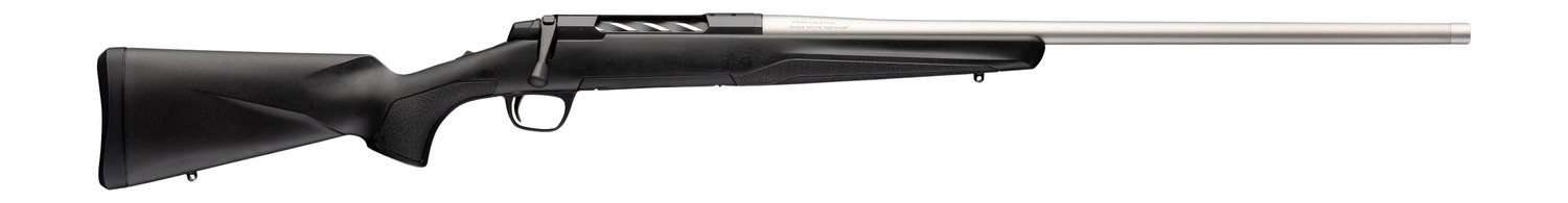 Browning 036115299 X-Bolt 2 Special LR Full Size 6.8 Western 3+1 24″ Matte Stainless Threaded Barrel, Matte Stainless Steel Drilled & Tapped Receiver, Black Adj Comb & LOP Synthetic Stock Right Hand