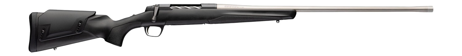 Browning 036118226 X-Bolt 2 Western Hunter Special Full Size 30-06 Springfield 4+1 22″ Matte Stainless Threaded Barrel, Matte Stainless Steel Drilled & Tapped Receiver, Black Adj Comb Synthetic, Stock