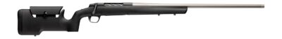 Browning 036120297 X-Bolt 2 Special Max LR SPR Full Size 300 PRC 3+1 26" Matte Stainless Heavy Sporter Threaded Barrel, Matte Stainless Stainless Steel Drilled & Tapped Receiver, Black Adjustable Max