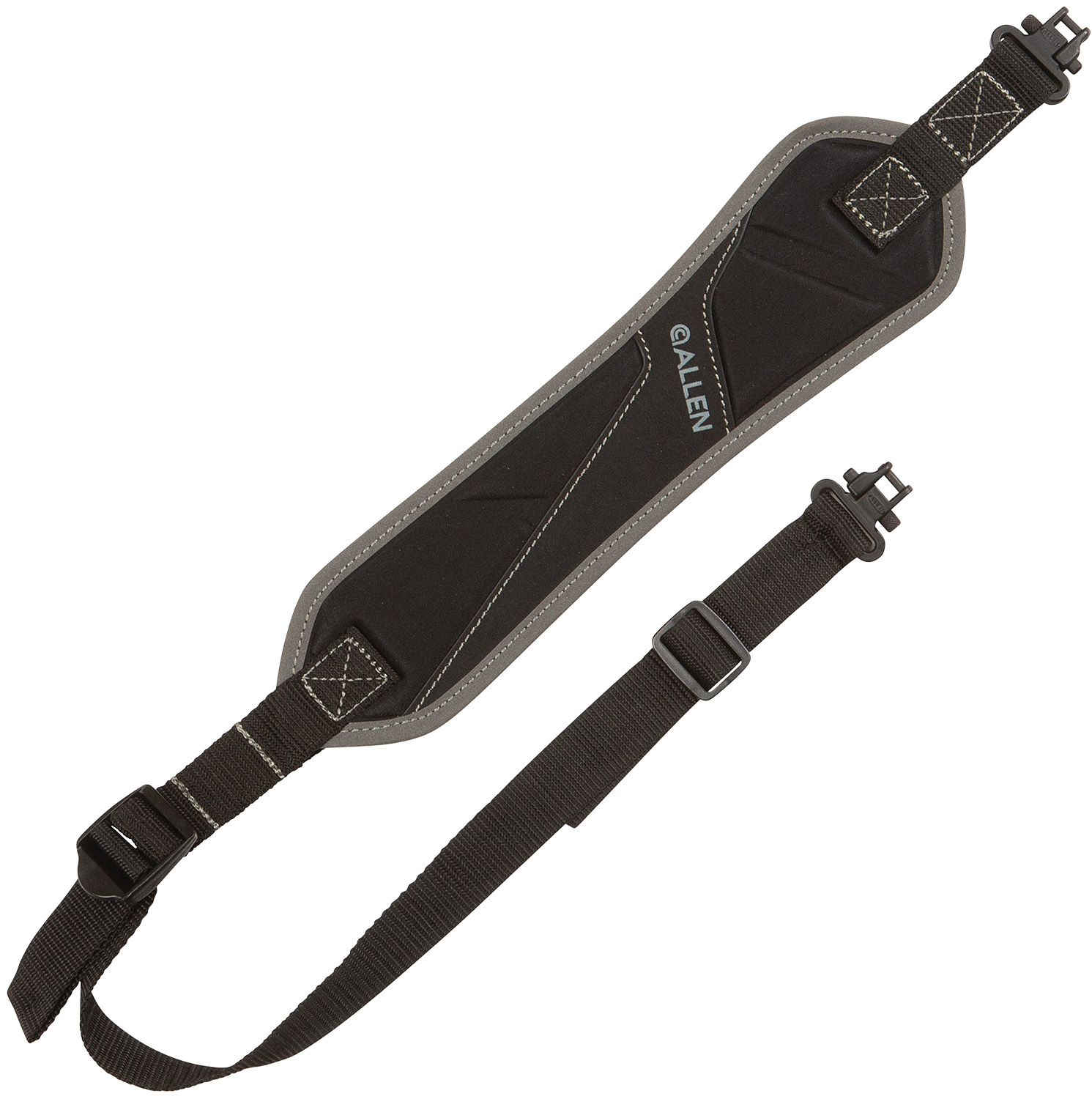 Allen 8284 Glenwood Lightweight Black Nylon Webbing with Foam Padding Rifle/Shotgun