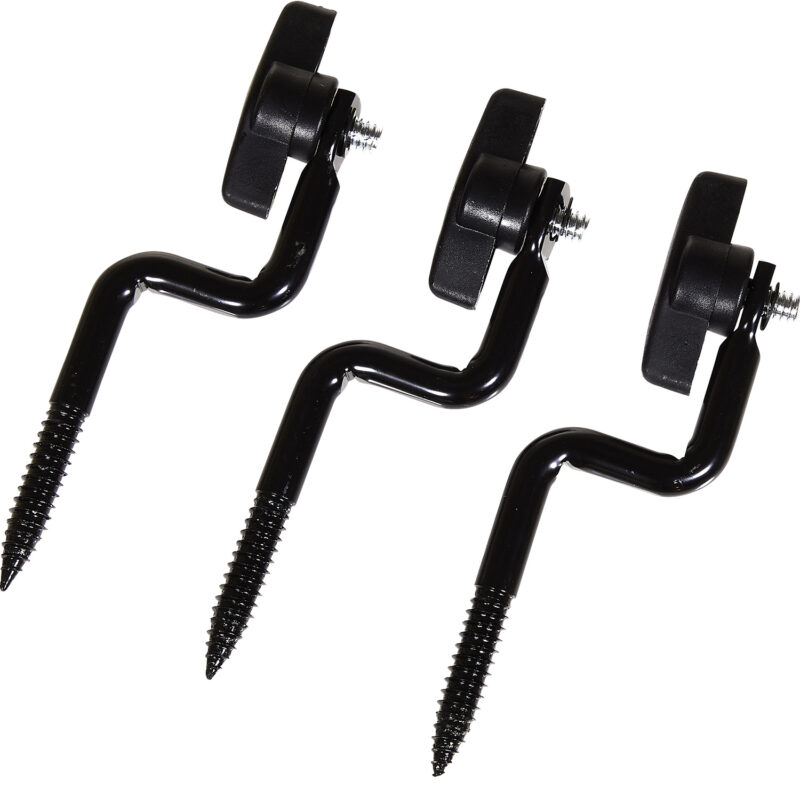 Allen 5307 Trail Camera Tree Mount Black Steel 3 Pack