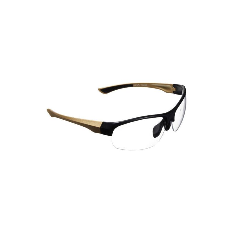 Girls With Guns Devotee Protective Shooting Safety Glasses Anti-Scratch/Fog/UV Coated Gold/Brown with Clear Lens