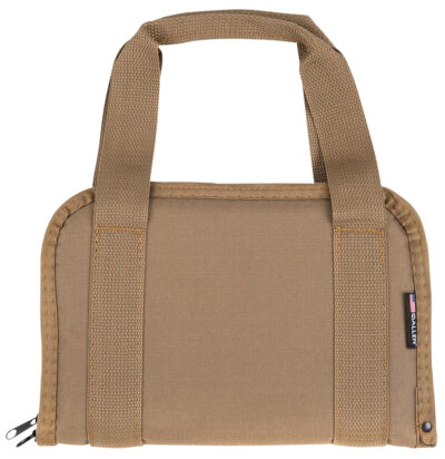 Allen 3642 Pistol Tote  Flat Dark Earth Endura 11.50" Long Lockable Holds 1 Handgun