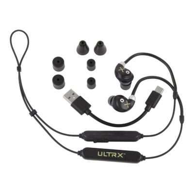 ALLEN ULTRX BIONIC FUSE BLUETOOTH AROUND THE NECK EARBUDS - BLACK (6/CASE)