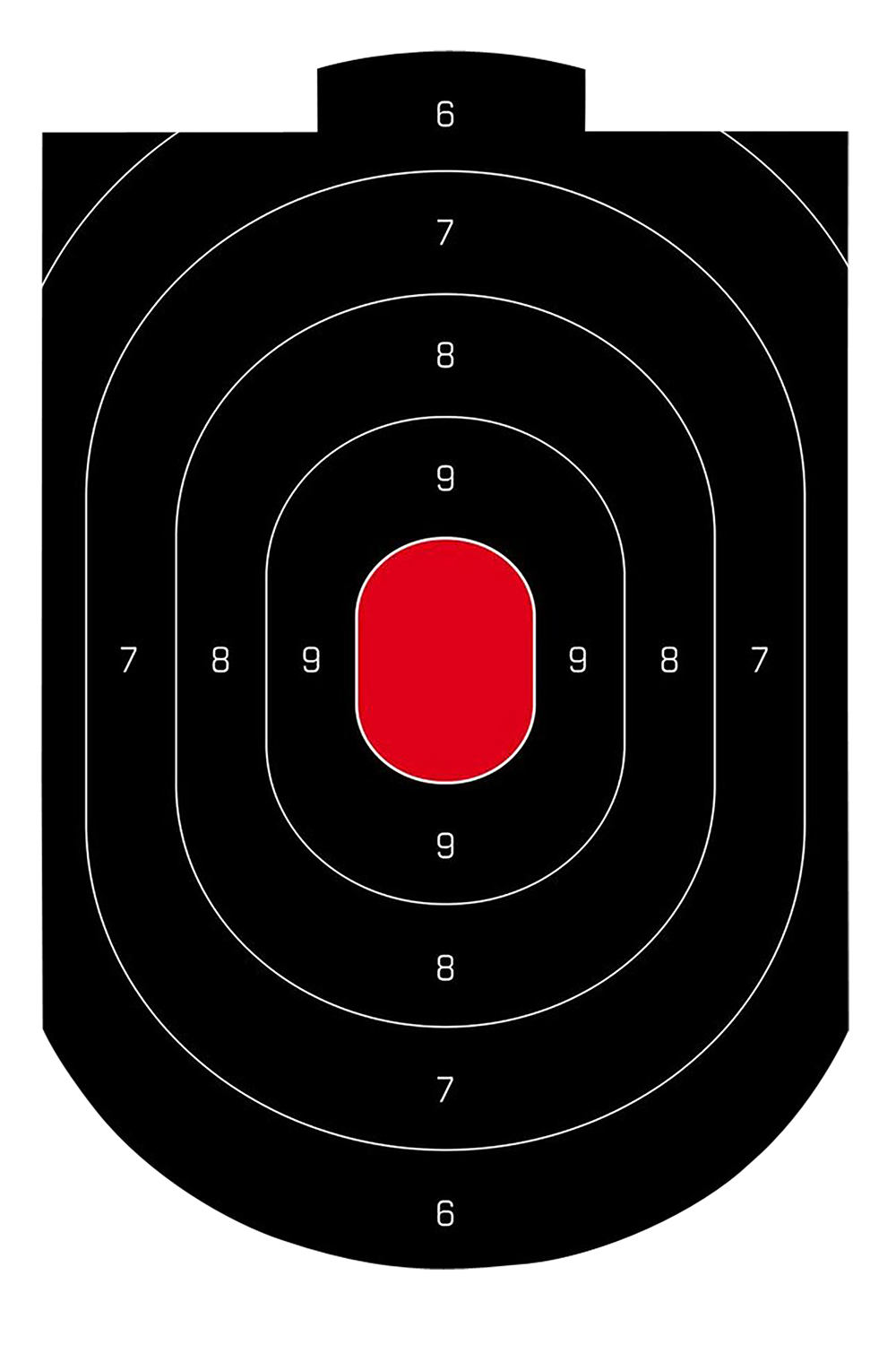 Birchwood Casey 35609 Dirty Bird  Oval Paper Target 12″ x 18″ 50 Per Pkg
