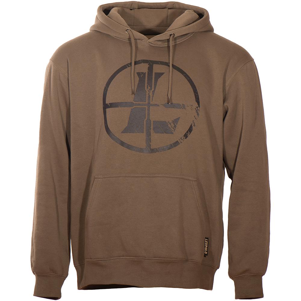 Leupold Distressed Reticle Hoodie Otter S