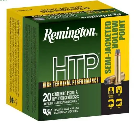 REMINGTON HTP AMO 44 REM MAG 240GR SJHP 23010 20RD (25 BOX CASE)
