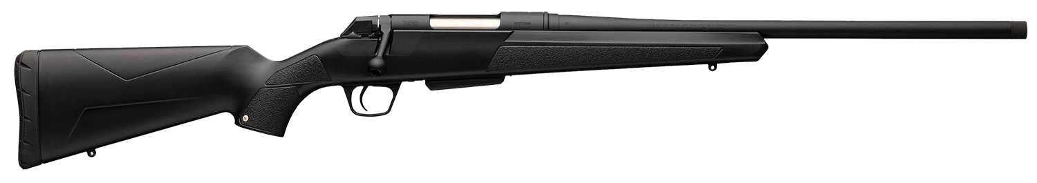 Winchester Repeating Arms 535711212 XPR SR Full Size 243 Win 3+1 20″ Black Perma-Cote Threaded Sporter Barrel & Drilled & Tapped Steel Receiver, Matte Black Fixed Synthetic Stock