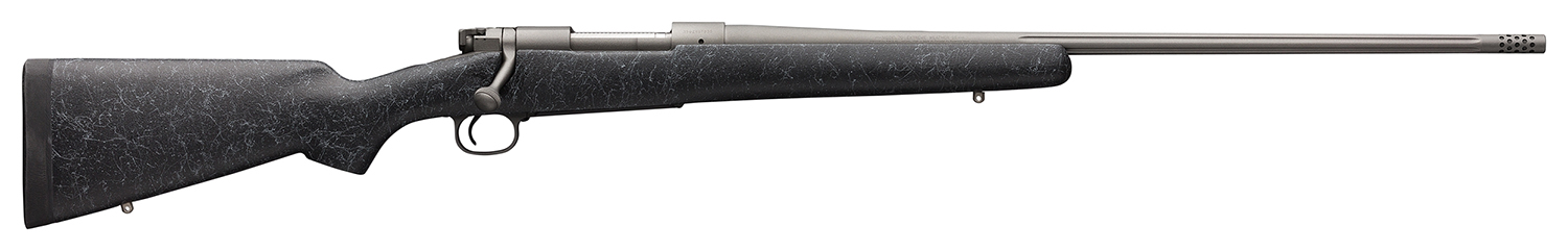 Winchester Guns 535238299 Model 70 Extreme 6.8 Western 3+1 24″ MB Tungsten Gray Cerakote Textured Charcoal Gray Fixed Bell & Carlson Stock Right Hand (Full Size) No Sights