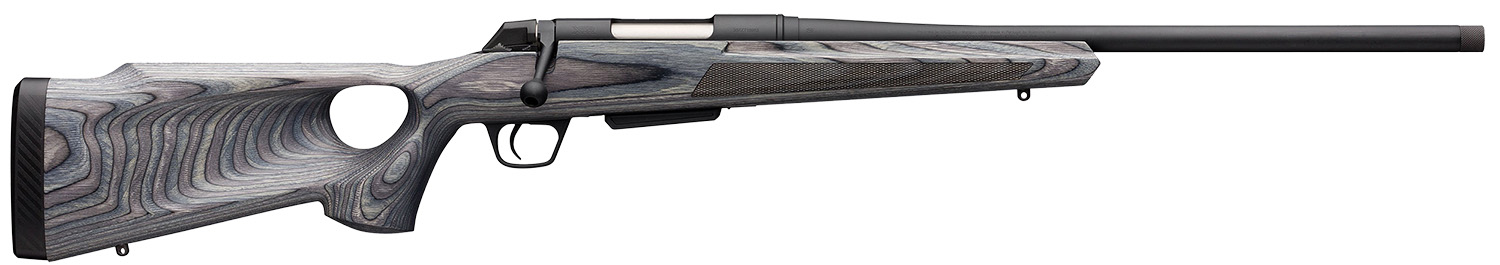 Winchester Guns 535727299 XPR Thumbhole Varmint SR 6.8 Western 3+1 Cap 24″ TB Blued Perma-Cote Rec Matte Black Laminate Fixed Thumbhole Stock Right Hand with MOA Trigger System (Full Size) No Sights