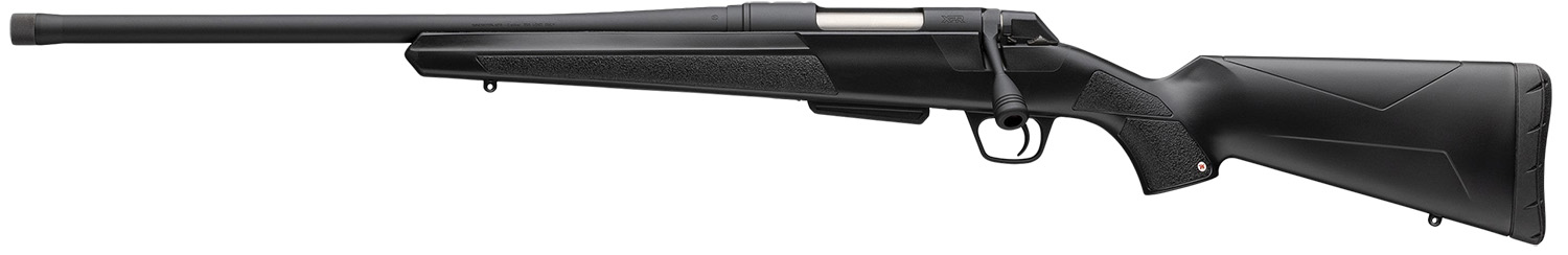 Winchester Repeating Arms 535783220 XPR SR Full Size 308 Win 3+1 20″ Black Perma-Cote Threaded Sporter Barrel & Drilled & Tapped Steel Receiver, Fixed Matte Black Synthetic Stock, Left Hand