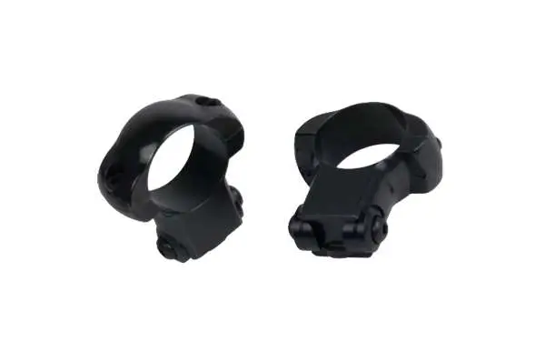 WEAVER GRANDSLAM STEEL RINGS 1 IN .22 MEDIUM MATTE ( 12 PER CASE )