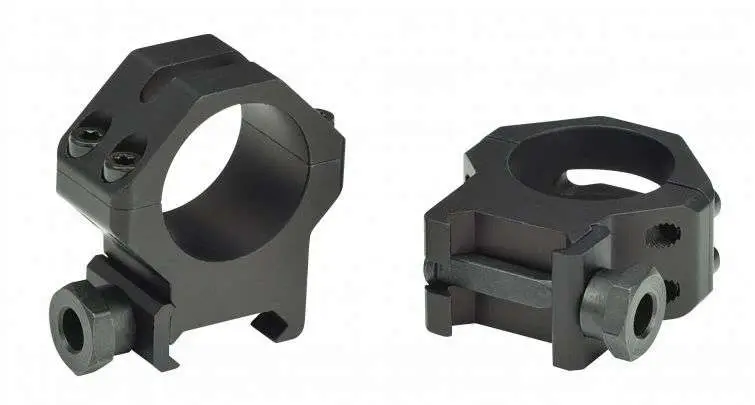 WEAVER PICATINNY FOUR HOLE RINGS 30MM HIGH MATTE ( 6 PER CASE )