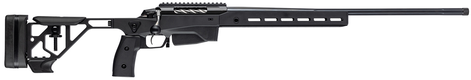 Tikka JRTXAGB31424 T3x Ace Game 22-250 Rem 10+1 24″ Fluted Threaded Barrel, Black Cerakote Picatinny Rail Aluminum Receiver, M-LOK Handguard, Adjustable Aluminum Stock, Black Polymer Grip