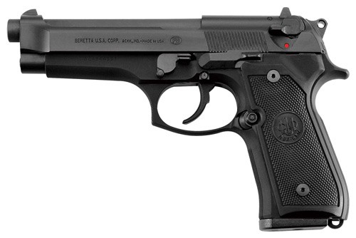 BERETTA 92FS 9MM 4.9″ 10RD FS – BLUED BLACK POLY USA