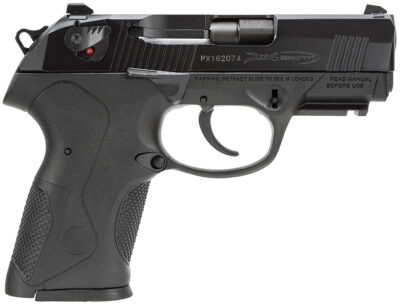 Beretta USA JXC9F20 Px4 Storm Compact 9mm Luger 10+1 3.27" Black Steel Barrel, Black Bruniton Serrated Steel Slide, Black Polymer Frame w/Picatinny Rail & Interchangeable Backstrap Grip, Ambidextrous