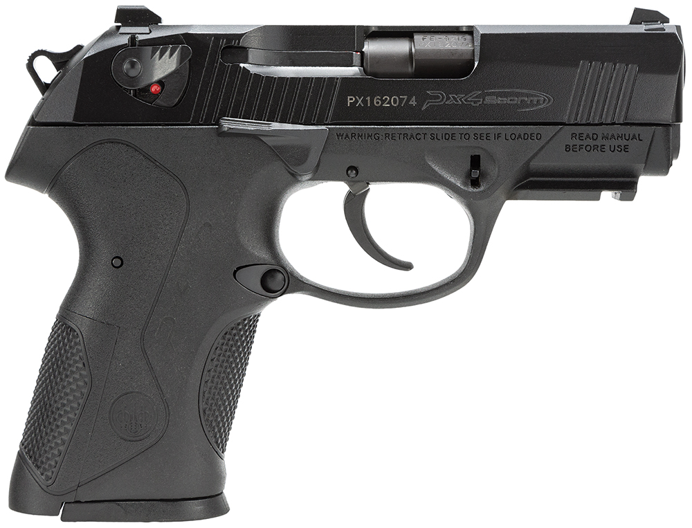 Beretta USA JXC9F20 Px4 Storm Compact 9mm Luger 10+1 3.27″ Black Steel Barrel, Black Bruniton Serrated Steel Slide, Black Polymer Frame w/Picatinny Rail & Interchangeable Backstrap Grip, Ambidextrous